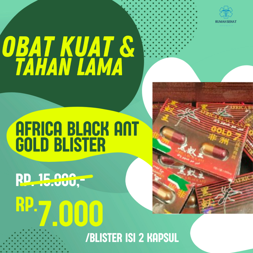 Semut Black Africa Original isi 15 Sachet Kapsul Asli