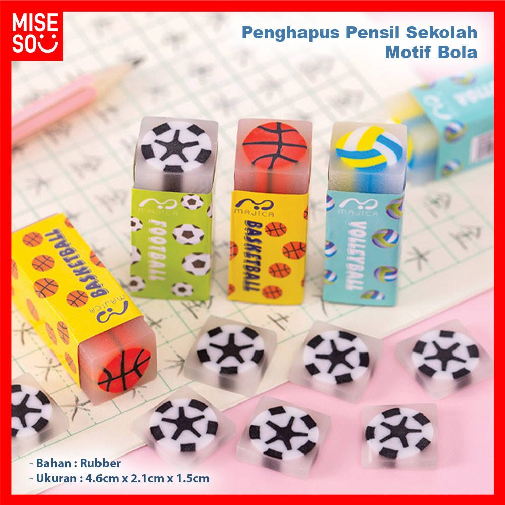 

Penghapus Sekolah Pensil Motif Bola 838