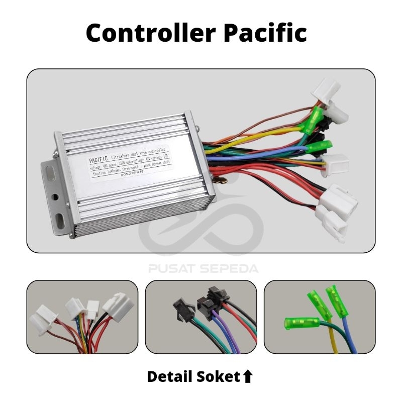 CONTROLLER SEPEDA LISTRIK PACIFIC 48V 12Ah