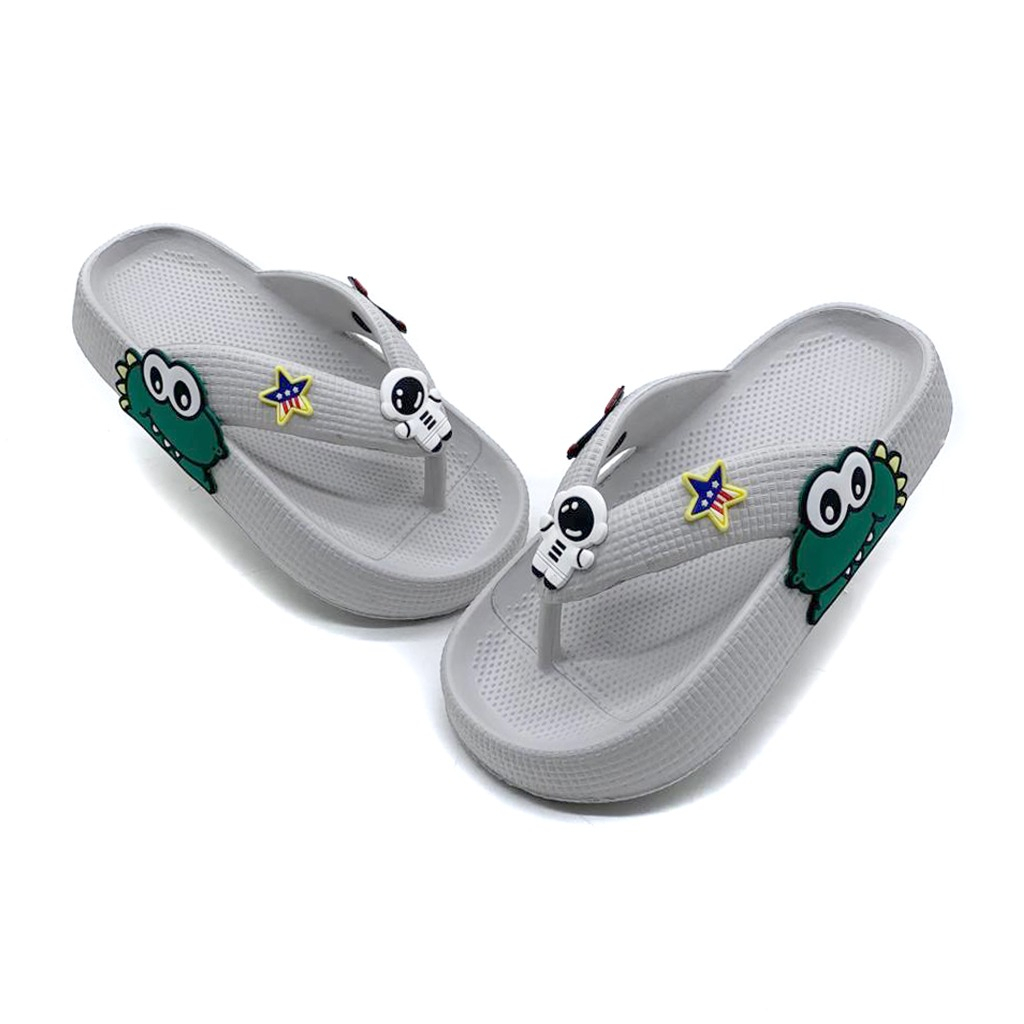 Sandal Anak Laki-Laki Sandal Jepit Bahan Karet Tidak Licin Motif Unik Dan Lucu Terbaru