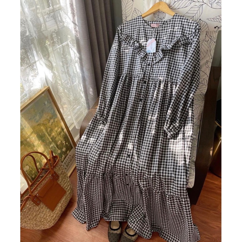 Hayya Gingham Black by Haidee orlin
