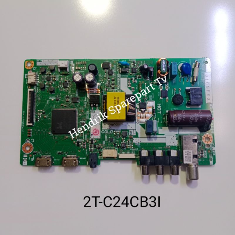 MB TV SHARP 2T-C24CB3I - MAINBOARD MOBO MESIN TV SHARP 2T-C24CB3I