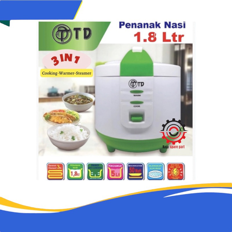 MAGIC COM RICE COOKER TD 1,2 1,8 LITER PENANAK NASI
