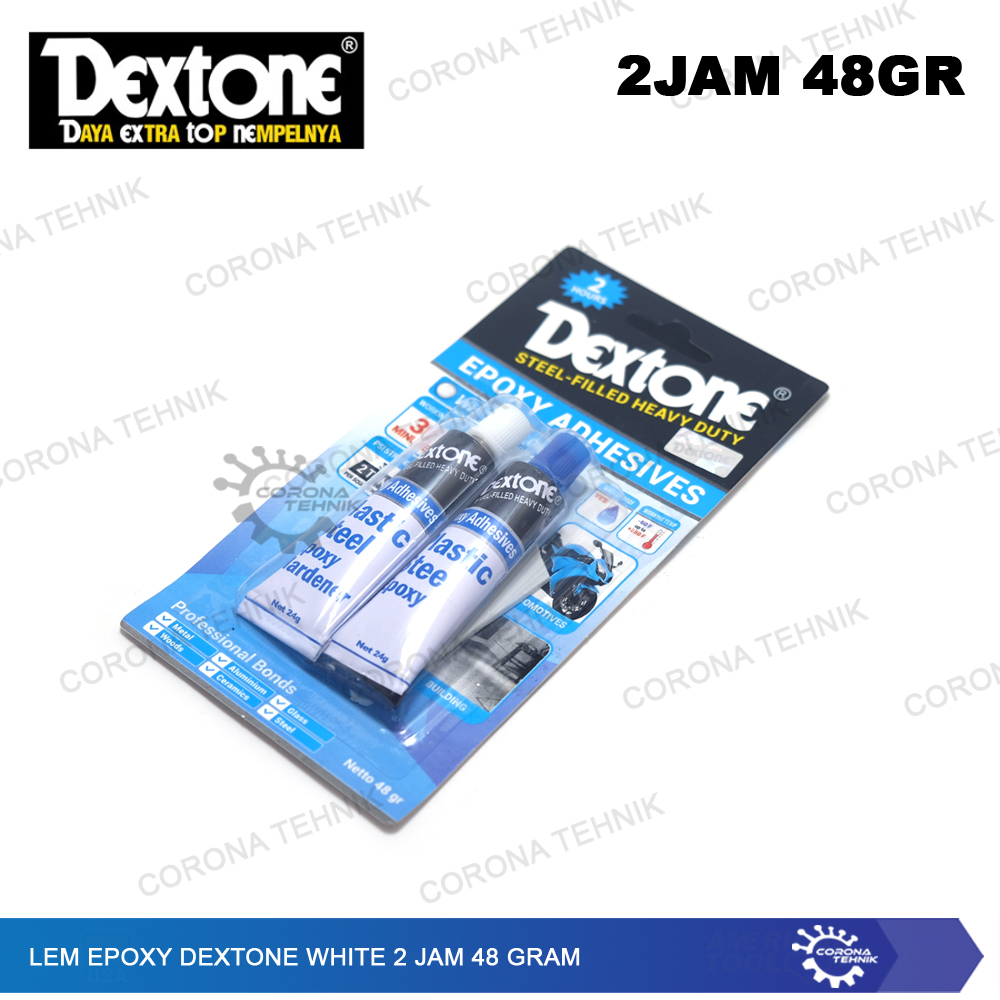 White 2 Jam 48 Gram Lem Epoxy Dextone