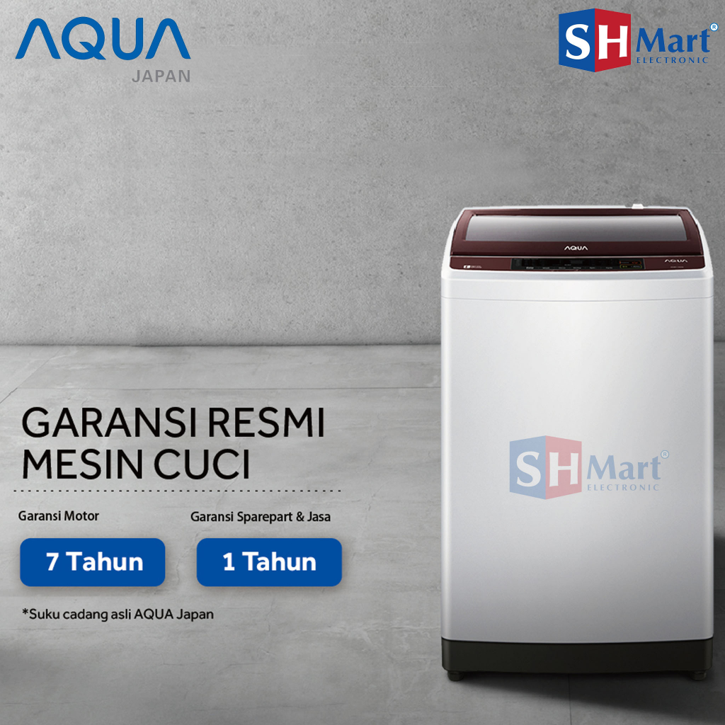 MESIN CUCI AQUA 1 TABUNG 9 KG AQW-98DD / AQW-99DD GARANSI RESMI (MEDAN)