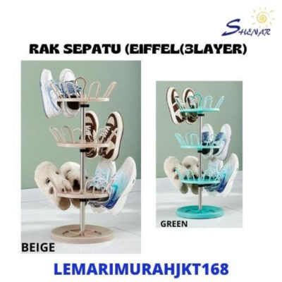 EIFFEL3LAYER - SHENAR SANDAL - Unik  RAK SEPATU TOWER2LAYER - EIFFEL3LAYER BEIGE JEMURAN Limited