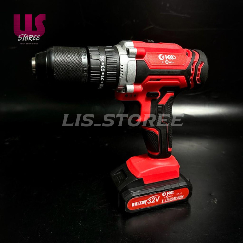 Bor Impact Baterai 32V Mailtank KK-12 Bor 13mm Cordless Drill Mesin Bor Besi Tembok Beton Kayu