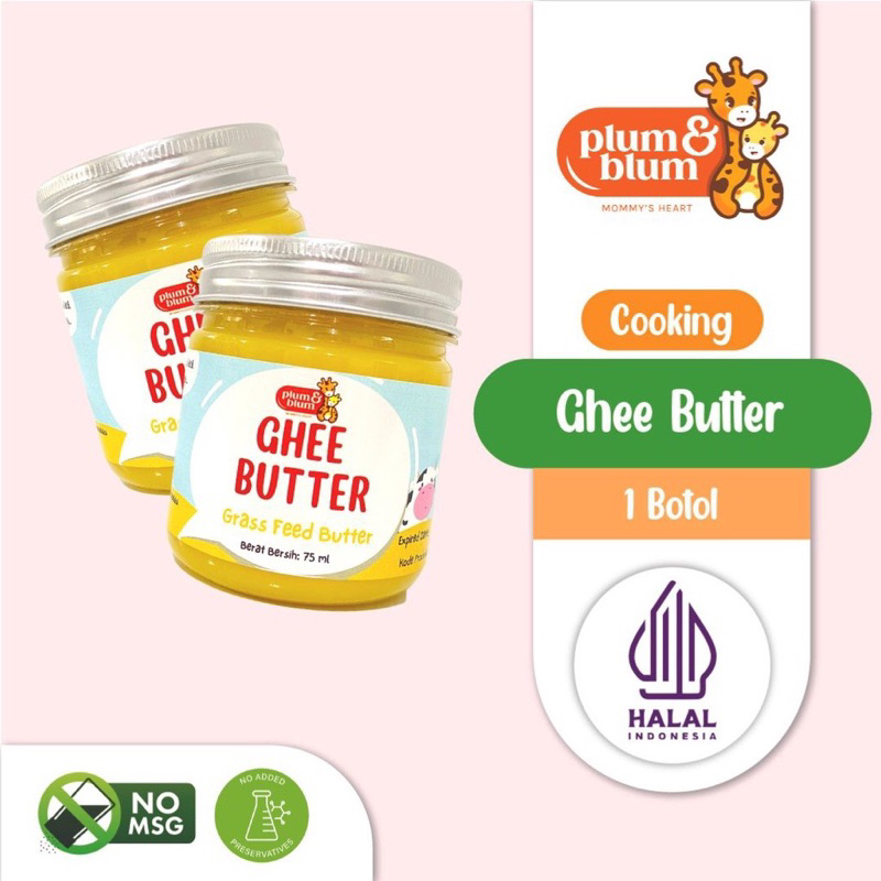 PLUM BLUM GHEE BUTTER | PLUMBLUM GHEE MPASI BB BOOSTER TANPA LAKTOSA