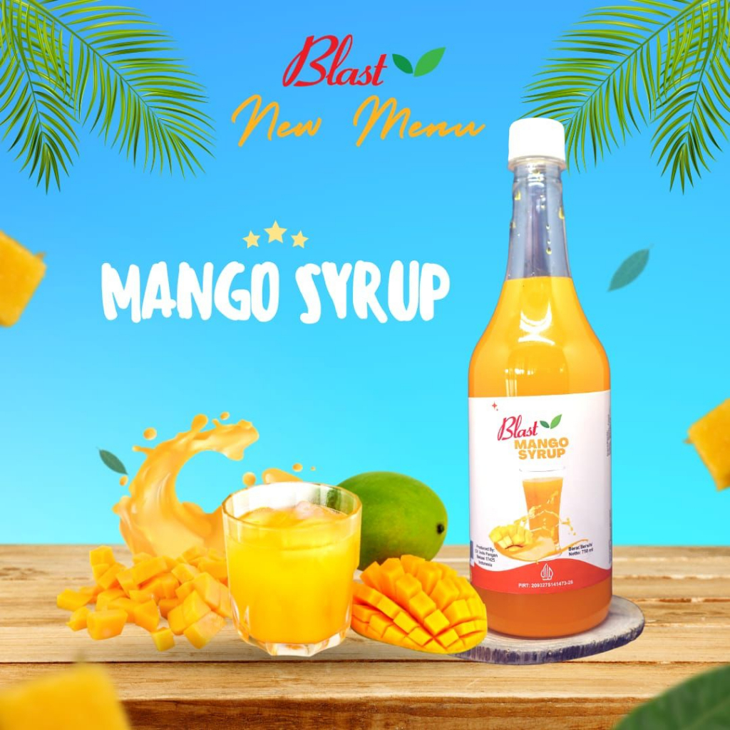 

Syrup Rasa Mangga 750 ml (1kg)