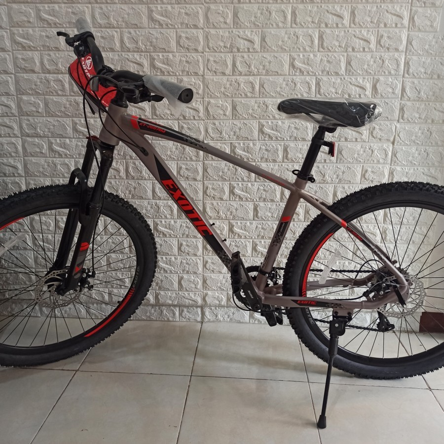 Sepeda MTB Alloy Exotic 27,5 ET 2618 AM FL Sepeda Gunung 27.5 sepeda gunung dewasa sepeda remaja - o