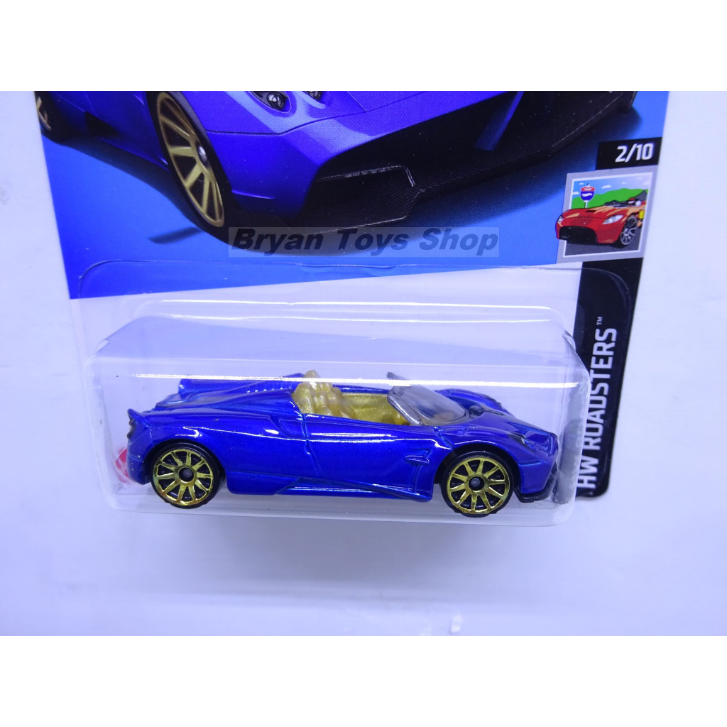 Hot Wheels 17 Pagani Huayra Roadster Biru