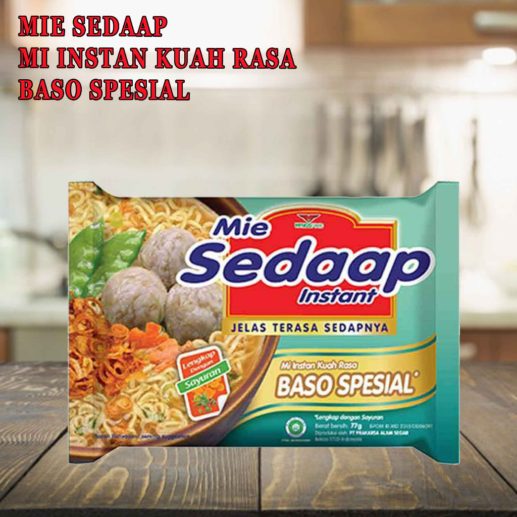 Mie sedap baso / Mie kuah / Baso / Mie sedap  / Mie instan