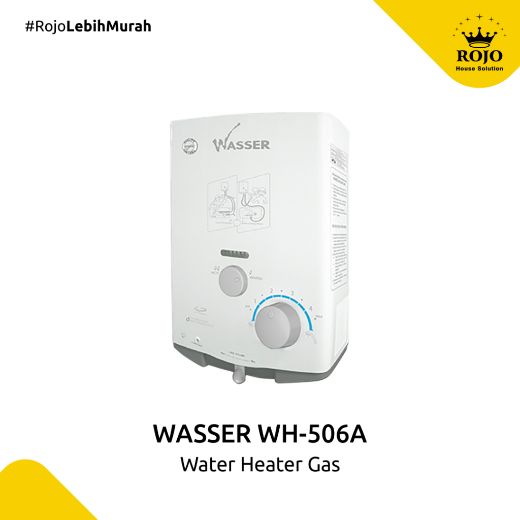 Pemanas Air Gas Wasser - Water heater Gas Wasser WH 506 A Low Preassure