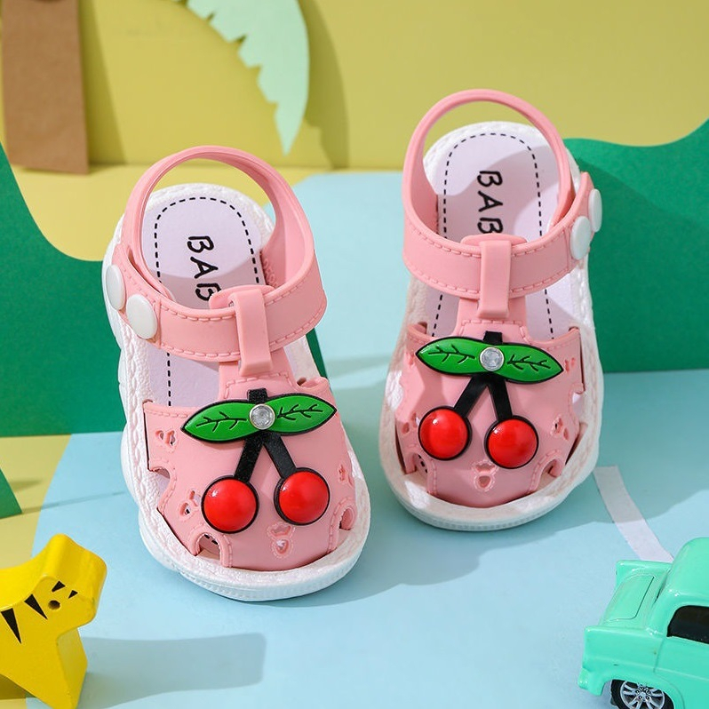 GLORYKIDZ SH2187 Sendal Anak Perempuan Sepatu Sandal Jelly Karet Anak 1 Tahun - 2 Tahun Strap Perekat Size 16-25