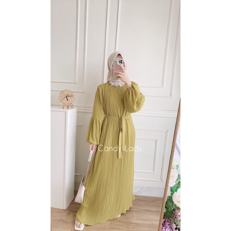 Audria Pleats Maxi