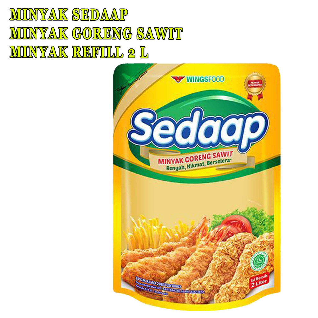 Minyak Goreng Sawit*Sedaap Minyak Goreng  Refill* 2lL