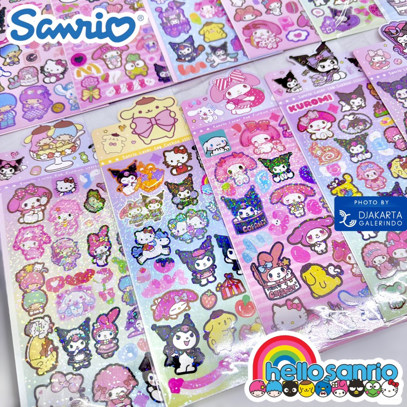 Sticker Sachet SANRIO Sticker Pack My Melody Hello kitty Cinnamoroll Kuromi Badtz