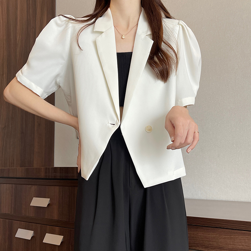 ⭐Blazer lengan pendek model baru design fashion korea all match