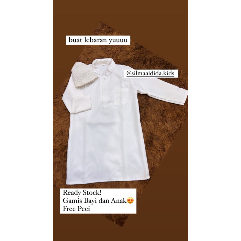 Gamis Bayi dan Anak Lebaran | Koko Anak | Peci Bayi | Koko bayi