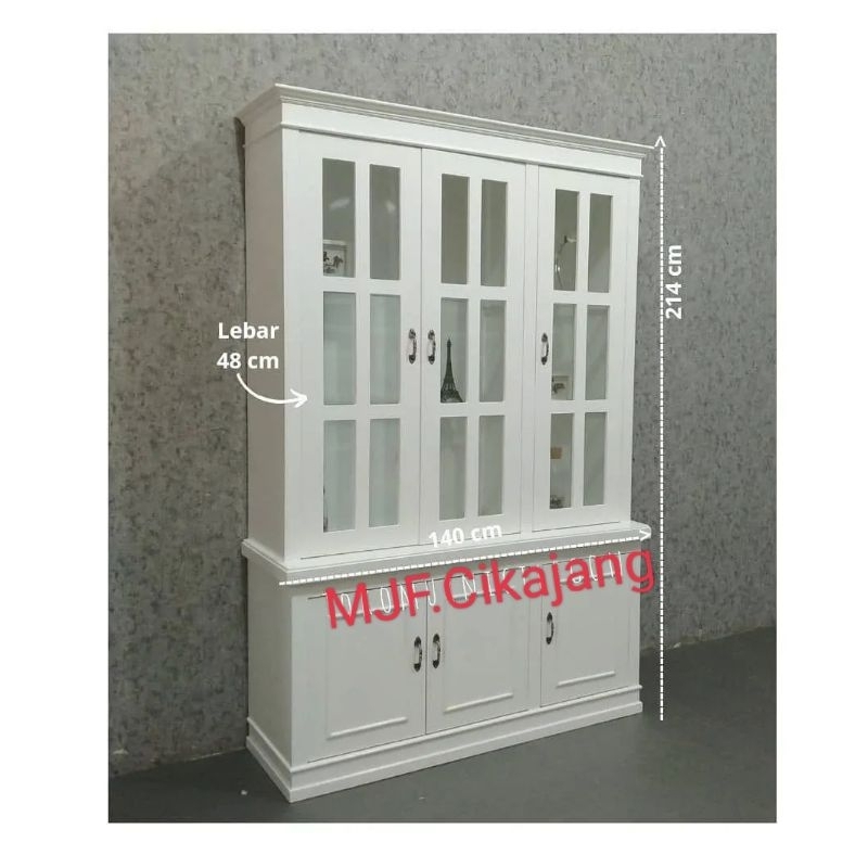 Lemari Pajangan lemari kaca Lemari boneka rak pajangan murah Cikajang garut