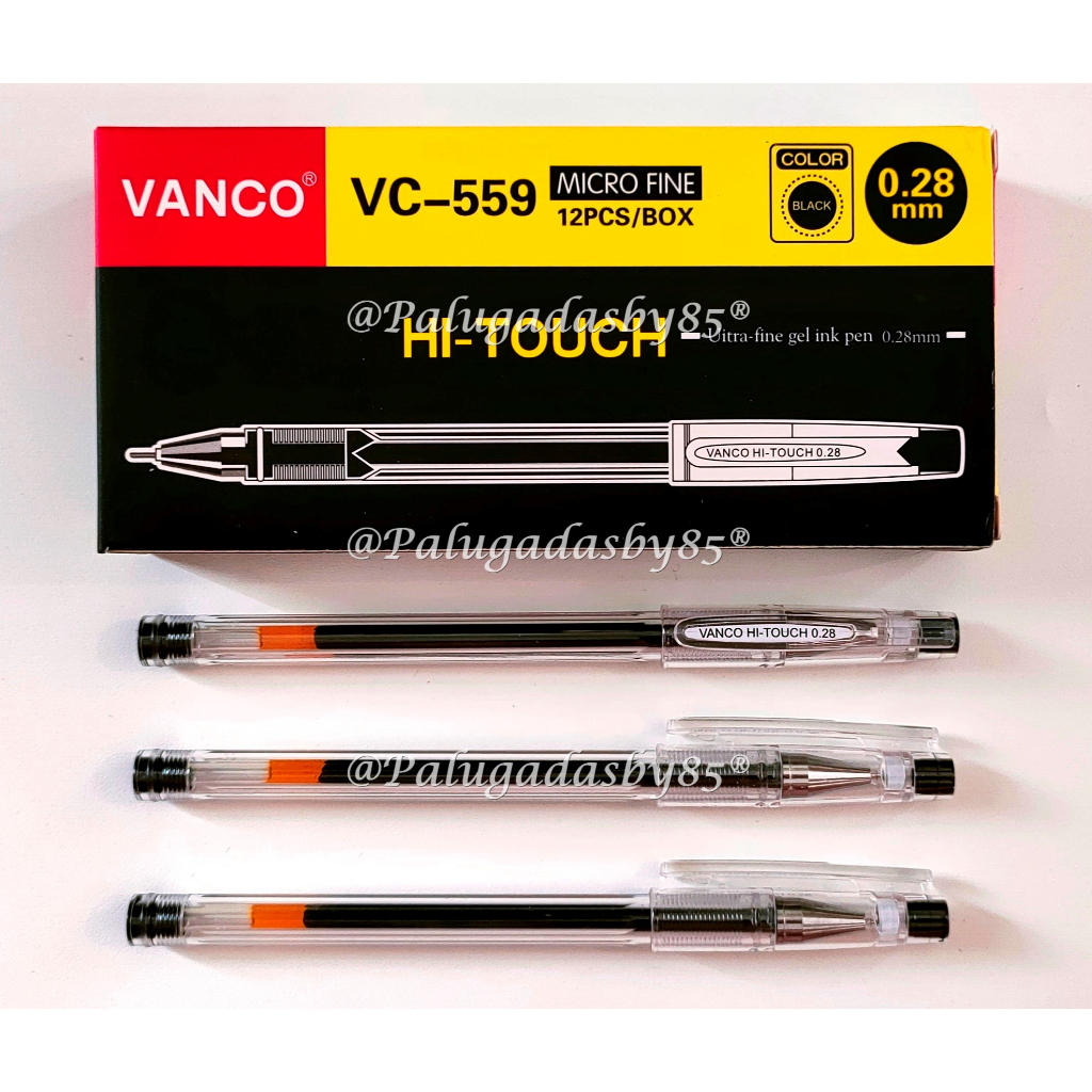 

(1 Biji) Pulpen VANCO VC-559 Hi-Touch 0.28 mm / Bolpen VANCO VC559 / Gel Pen Vanco VC 559