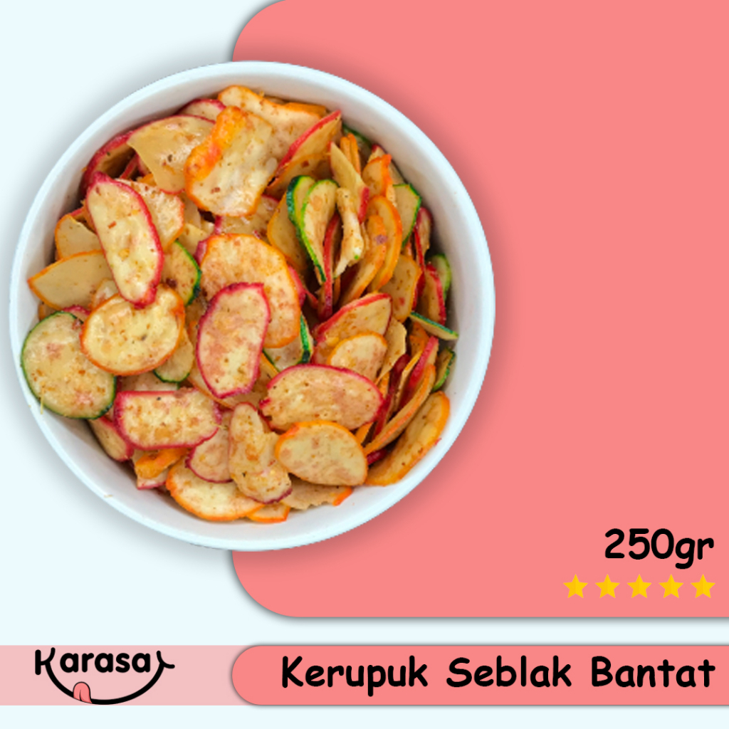 

Kerupuk Seblak Bantat Bulat 250gr