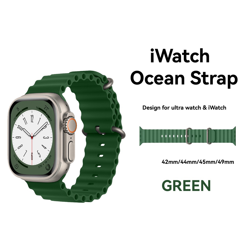 Modern Ocean Series Watch Strap untuk Apple Iwatch 42/44/45/49 mm