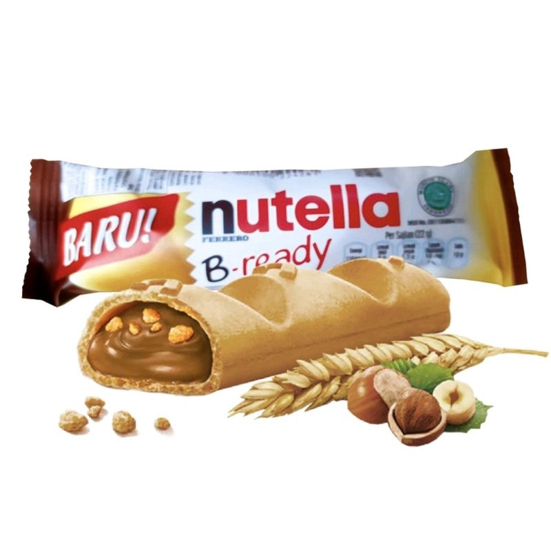 

QH Nutella B-ready isi 6 pcs Expired Date AGUSTUS 2025 PROMO!! HALAL!!