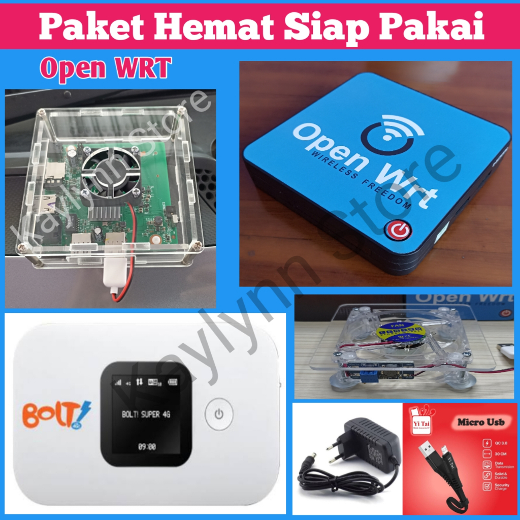 Paket Hemat Openwrt Siap Pakai