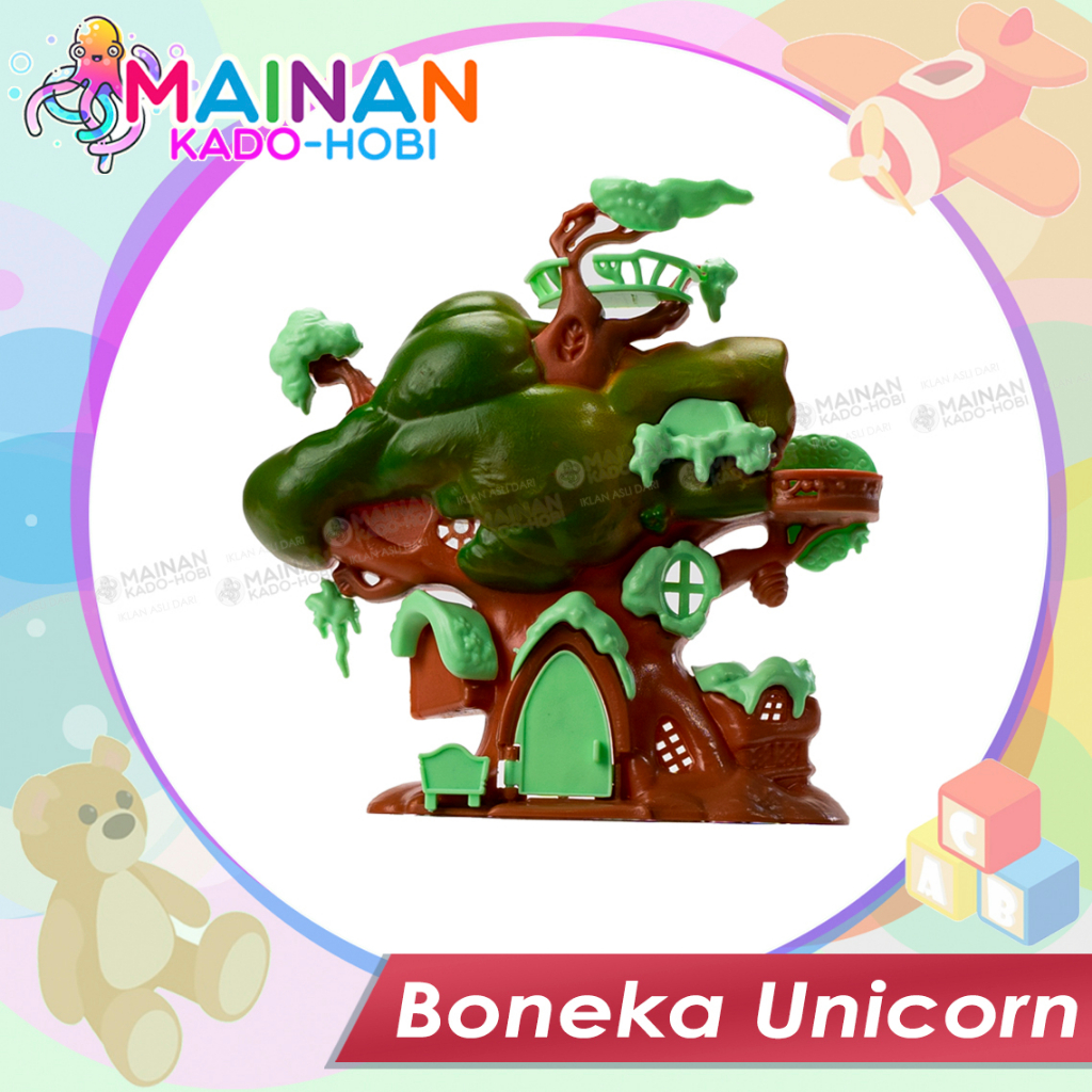 MAINAN EDUKASI ANAK PEREMPUAN DIY MINIATURE THE SPARKLING UNICORN DOLL