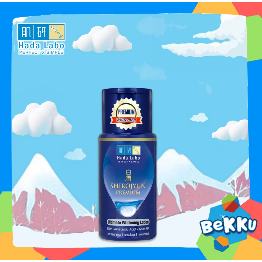 Hada Labo Shirojyun Premium Ultimate Whitening Lotion 100ml - Hadalabo Hydrating Toner - Bekku