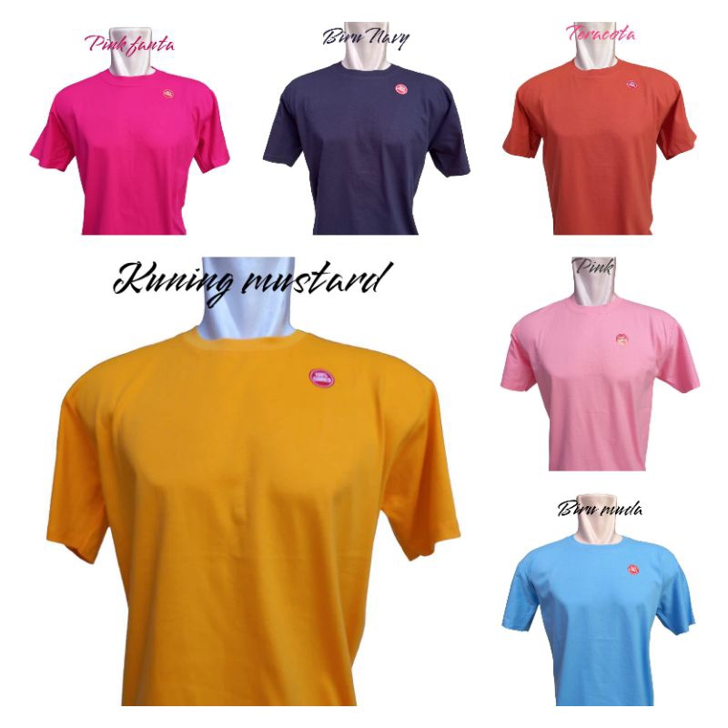 kaos polos katun combed 20s super tebal | kaos polos premium | katun combed | unisex S-5XL
