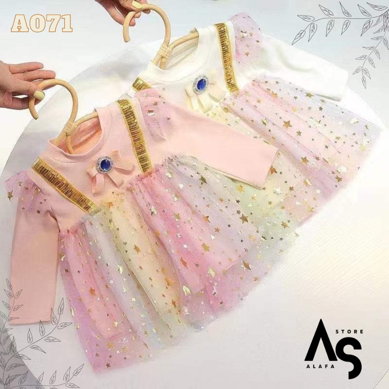 Dress anak perempuan Import 1-4 th A071