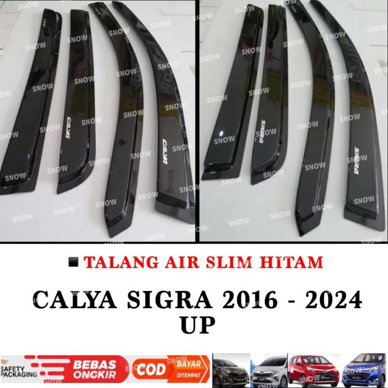 Talang Air Calya Sigra 2016 2019 2022 2023 2024 UP Side Visor Hitam