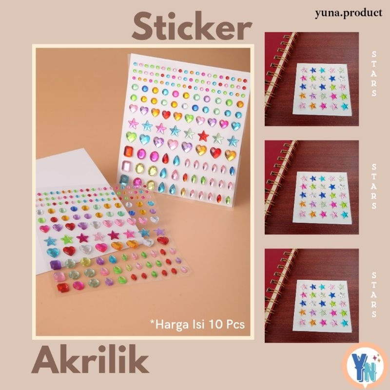 

YN | Sticker Akrilik Star