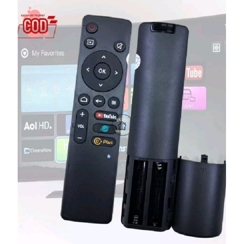 Remot remote android tv cooca