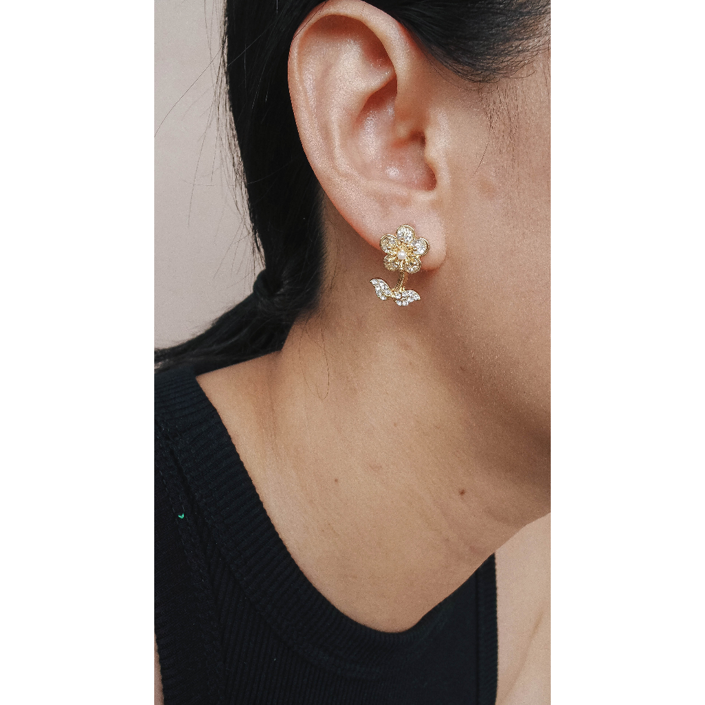 ANTING BUNGA KRISTAL - 2296