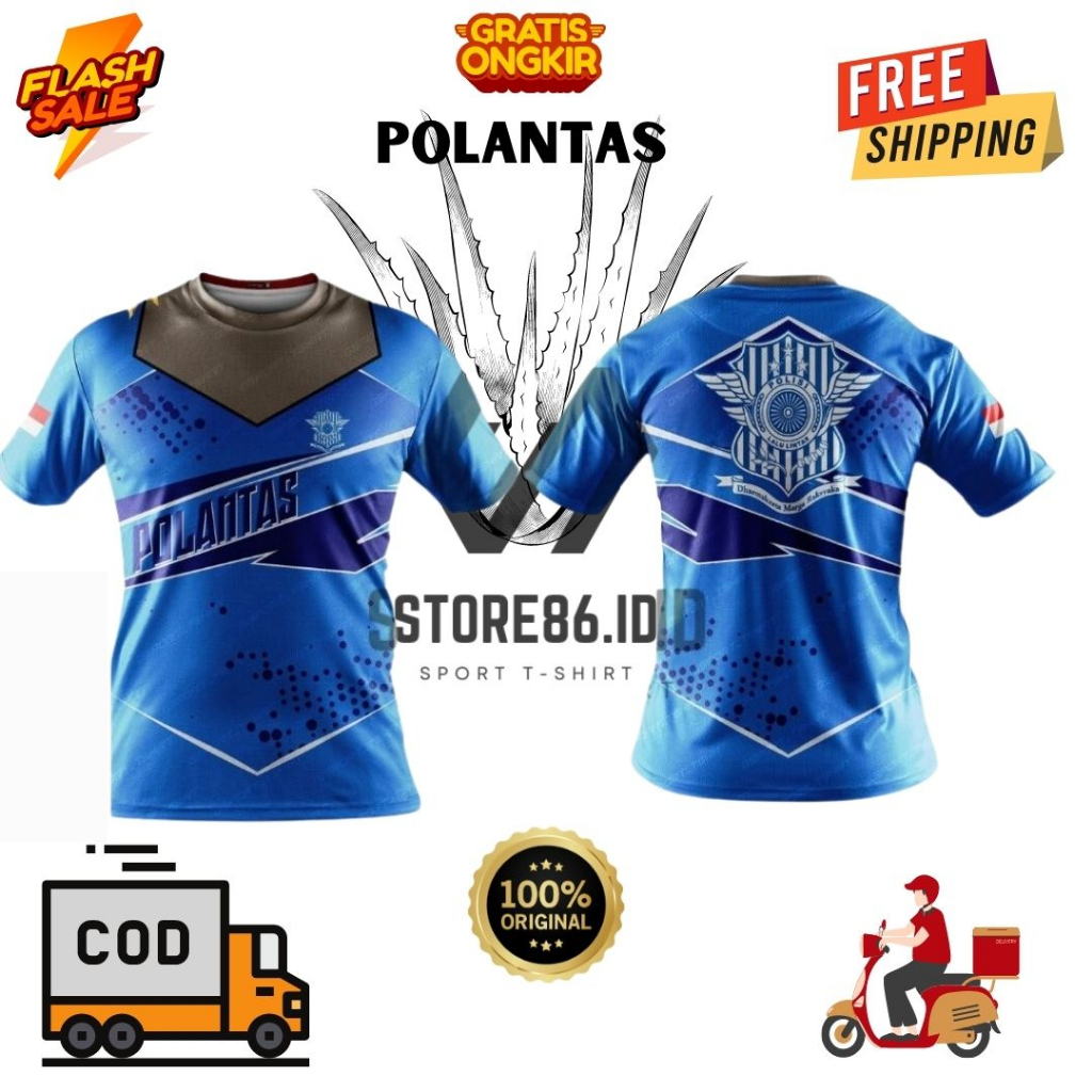 JERSEY POLANTAS  FULLPRINT SUBLIME / KAOS POLANTAS DRIFIT / JERSEY POLISI LALULINTAS / FULL PRINTING