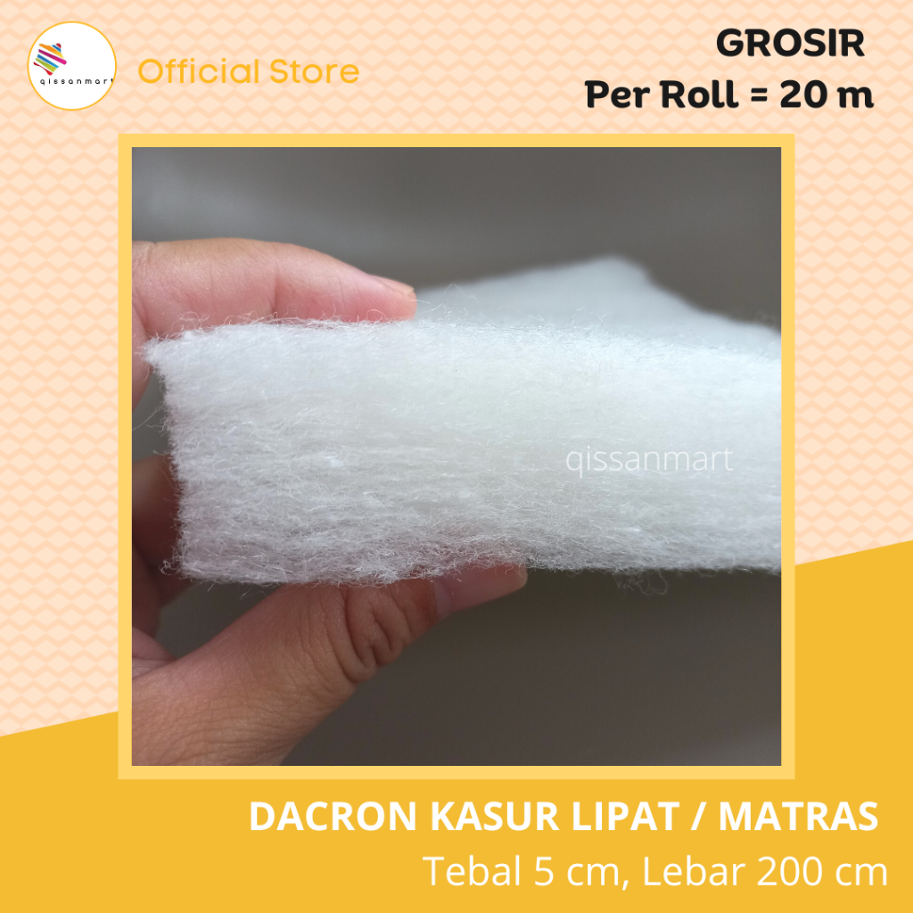 Per Roll : Dacron Kasur Lipat | Dacron Matras | Dacron Karpet | Dacron Kasur Lantai | Dacron Filter 