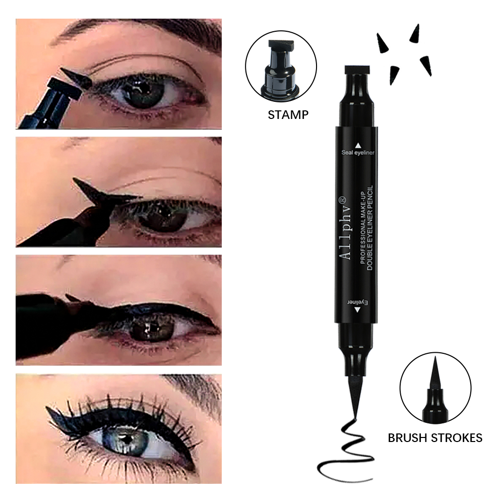 【Ready ORI】IBCCNDC Eyebrow Powder Eyebrow Stamp Waterproof Eyebrow with 10 Models-Eyeliner Stamp