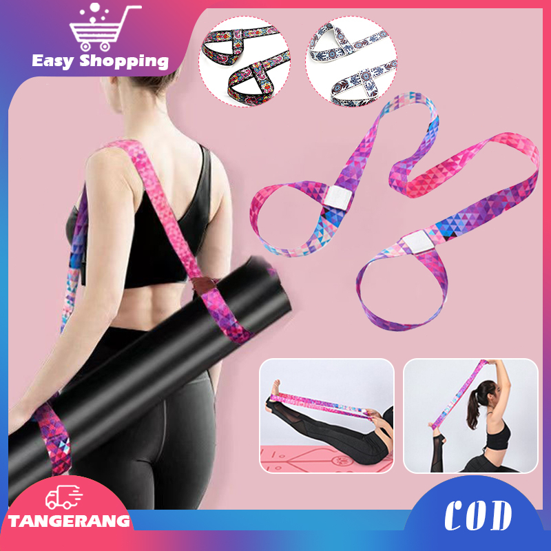 Yoga Mat Strap Adjustable Tali Matras Macrame Yoga Strap Tas Yoga Untuk Membawa Matras Yoga