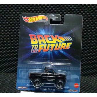 Hot Wheels 1987 toyota pickup truck hitam back to the future bttf ba