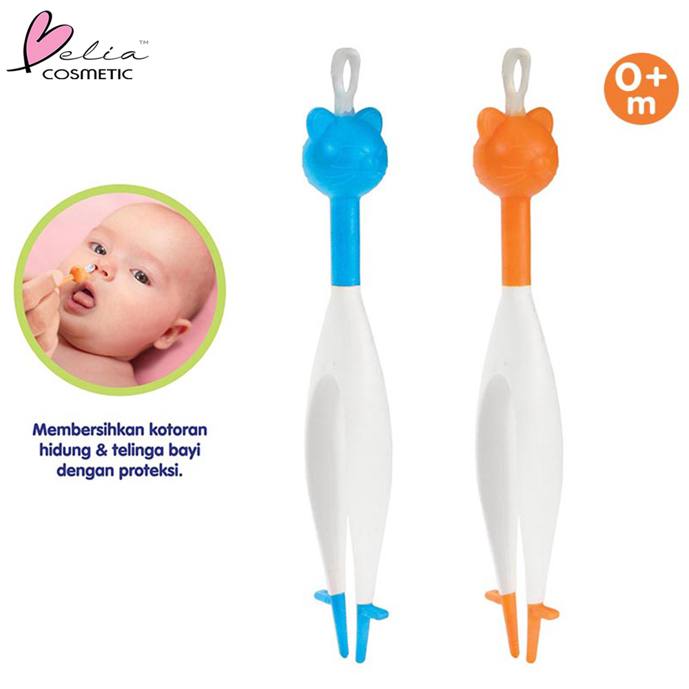 ❤ BELIA ❤ Baby Safe NAS03 Baby Nose &amp; Ear Picker | Membersihkan Kotoran Hidung &amp; Telinga Bayi dengan proteksi | BPOM