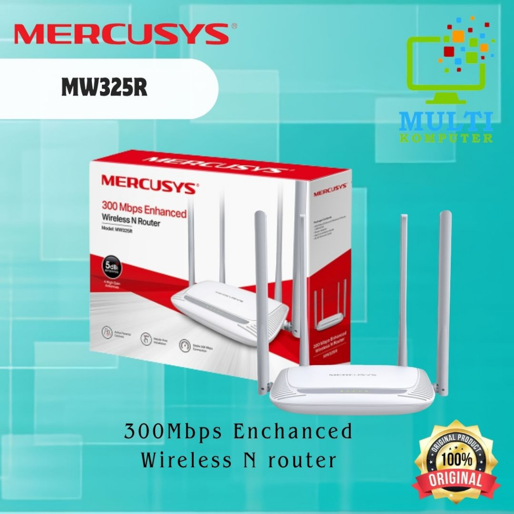 Routher Mercusys MW325R 300Mbps | Enhanced Wireless N Router