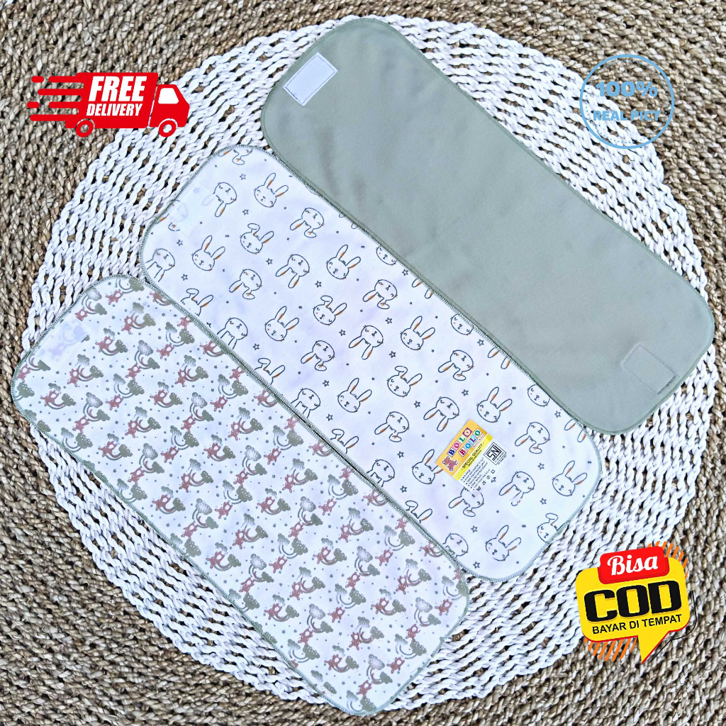 SALE 7.7 - 6 Pcs Gurita Bayi Baru Lahir SABLON Rekat Gurita Bayi Gurita Instant Bolo-Bolo Serian HIJAU