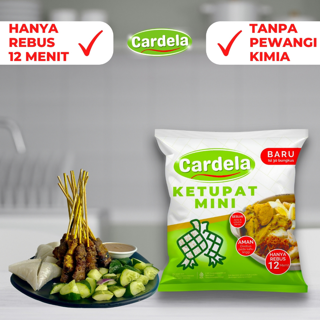 Ketupat Mini Cardela - 600gr (30 pcs x 20gr)