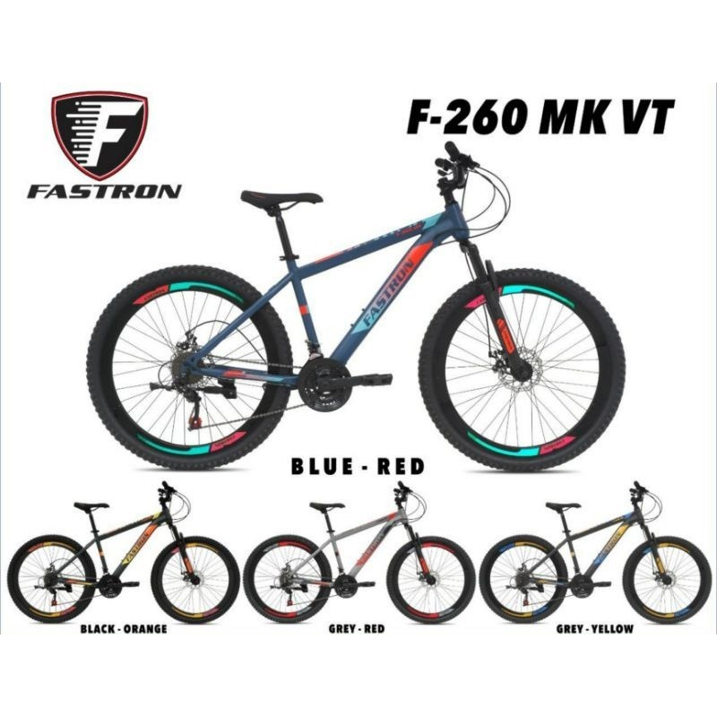 Sepeda Gunung Mtb Fastron F 260 Mk Vt Ukuran 26 Inch 3X7 Speed sepeda remaja sepeda dewasa - Onlinep