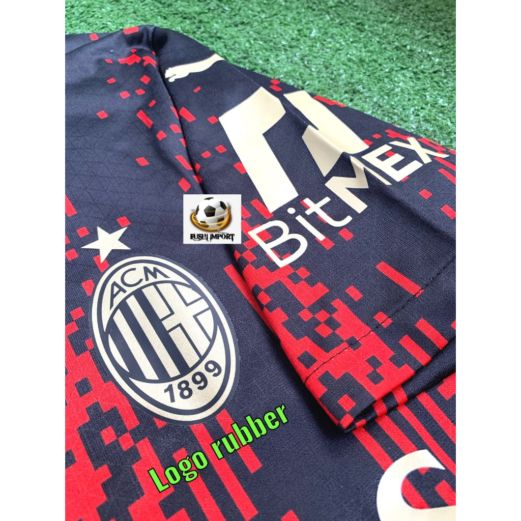 Player Issue | Jersey Baju Bola Milan 4th Fourth 2022 2023 Dry Cell ULTRAWEAVE