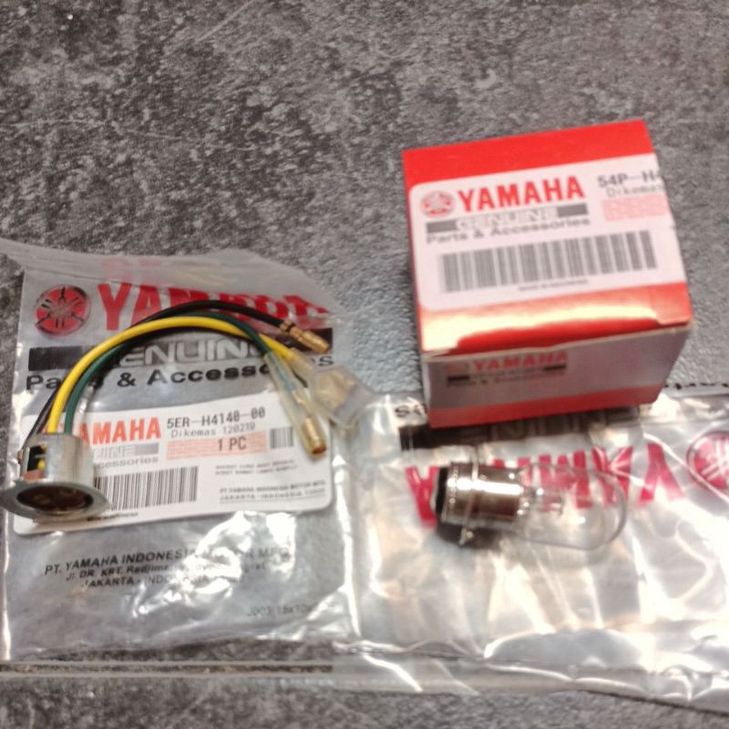FITING SOKET RUMAH LAMPU BOHLAM DEPAN MIO FINO XRIDE SOUL GT MIO J M3 Z VEGA R ZR JUPITER MX SOUL GT