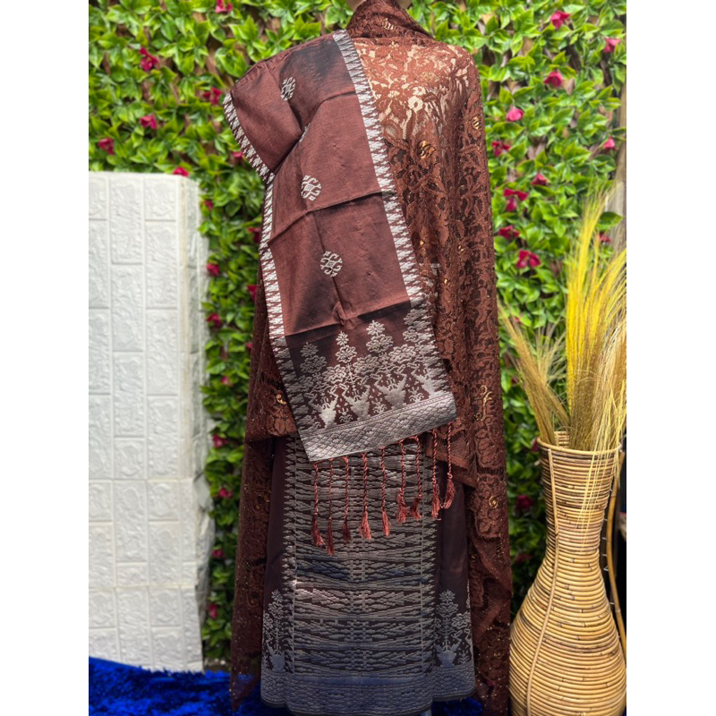songket silungkang Tenun tangan asli Padang